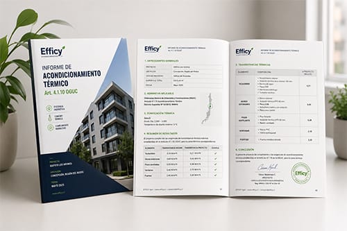 Informes Térmicos Artículo 4.1.10 OGUC / PDA | Efficy 1 Informe Efficy