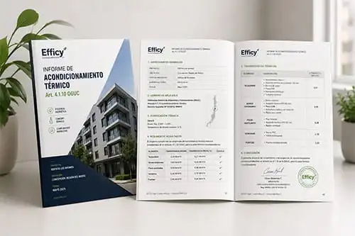 Informes Térmicos Artículo 4.1.10 OGUC / PDA | Efficy 2 Efficy Book
